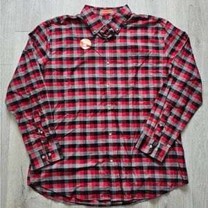 St. John’s Bay Men’s Casual Long Sleeve Shirt Sz XL